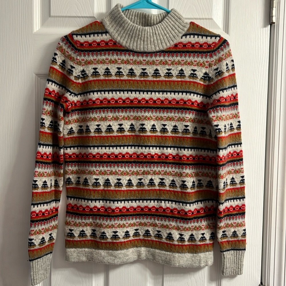 Women’s XS JCrew Fair Isle sweater